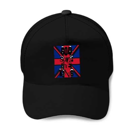 God Save The King Charles British Royal Punk Baseball Caps