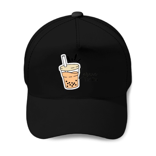 Thai tea Baseball Caps