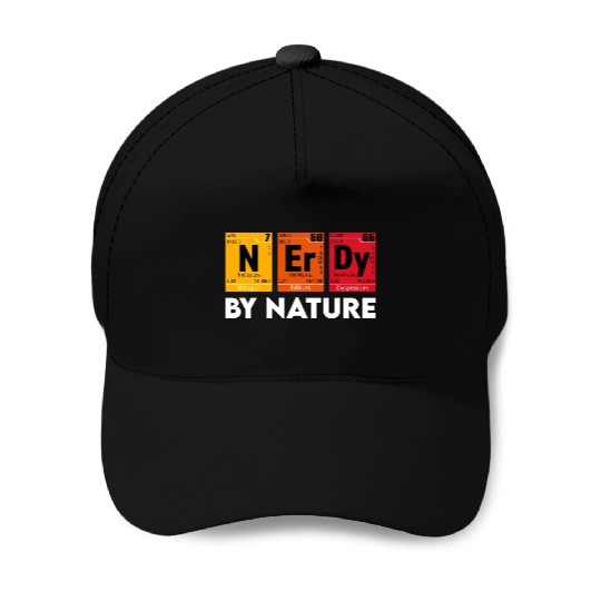 Cool Nerd Design Nerdy By Nature Baseball Caps