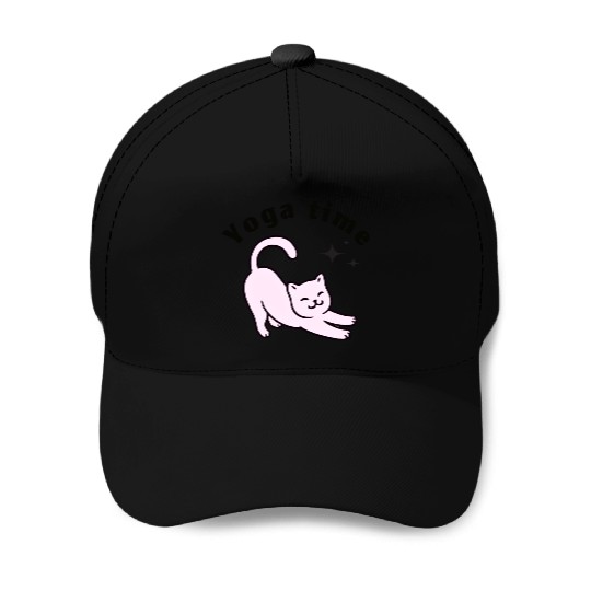 Yoga time Baseball Caps