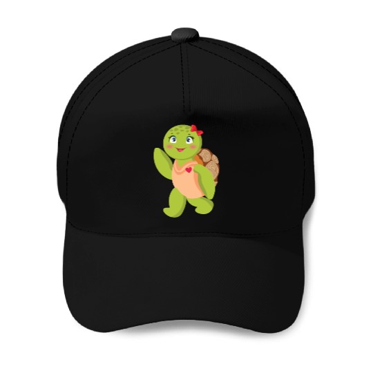 Toodaloo Turtle Baseball Caps