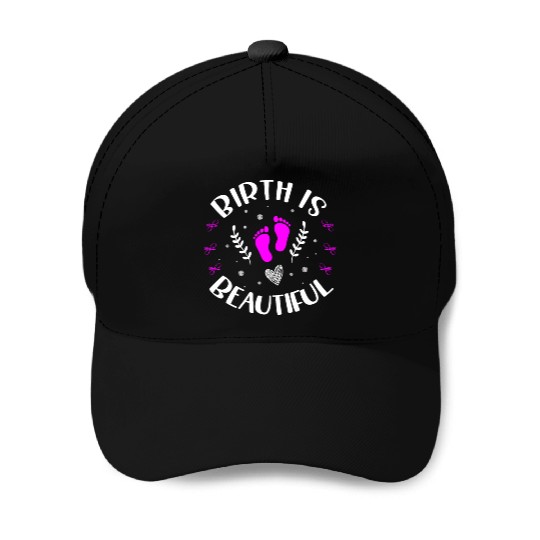 Doula Midwifery Birth Childbirth Pregnancy Midwife Baseball Caps
