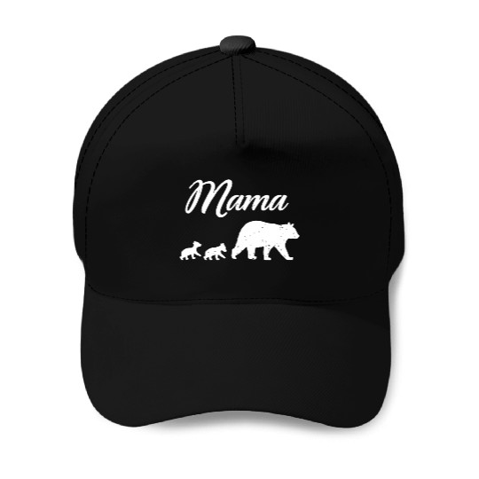 Mama Bear - With Two Cubs Twin Mom Mother's Day Gi Baseball Caps