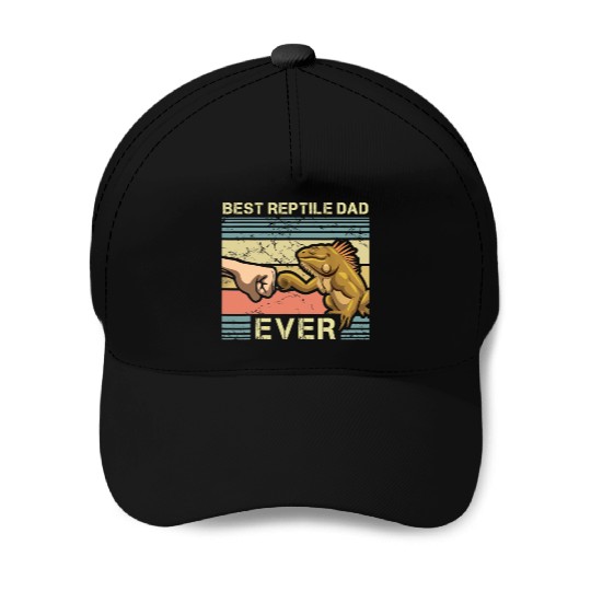 Best Reptile Dad Ever Baseball Caps