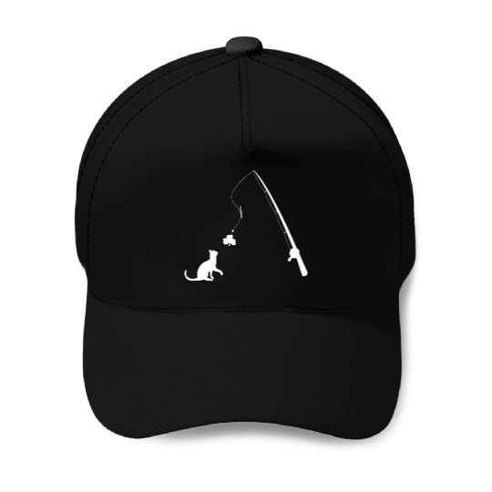 Cate Lover Fishing Funny St Patricks Day Baseball Caps