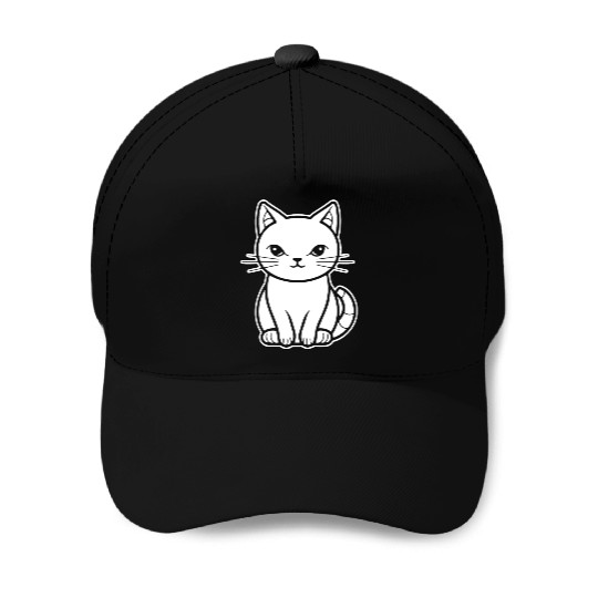 Cat Kitten Feline Meow Baseball Caps