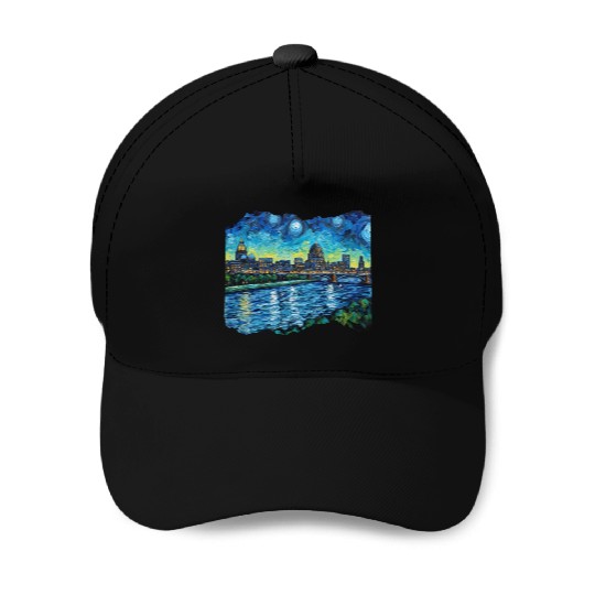 St Paul Minnesota Skyline Tribute Capital Charm Baseball Caps