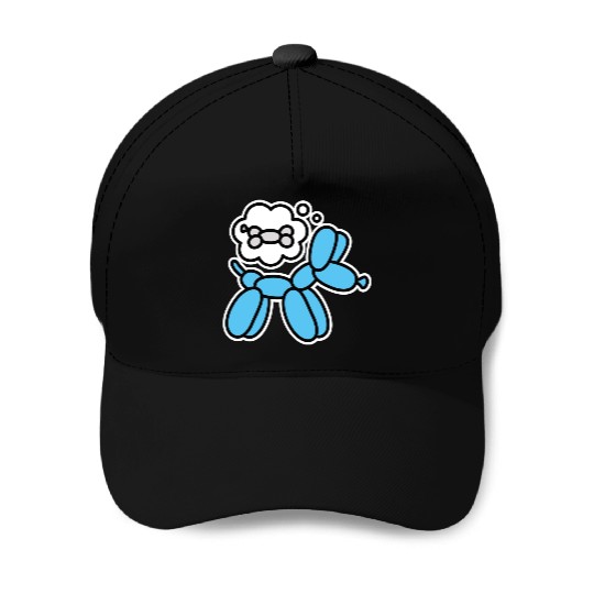Balloon dog and bone Balloon artist Balloon animal Baseball Caps