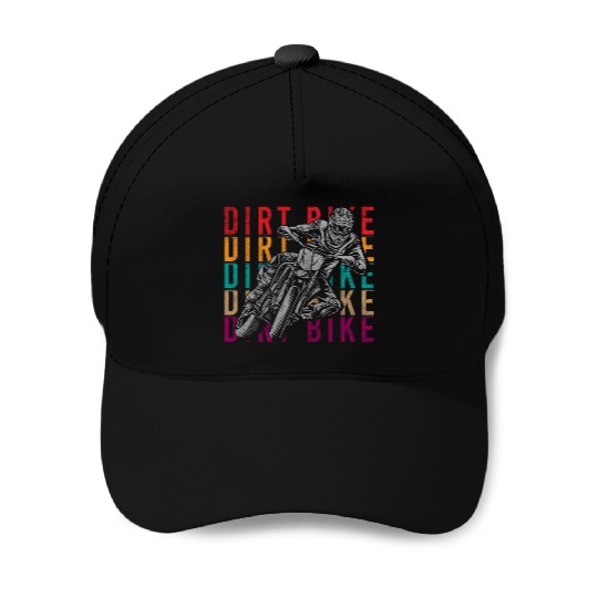 Dirt Bike Cycling Biking Baseball Caps