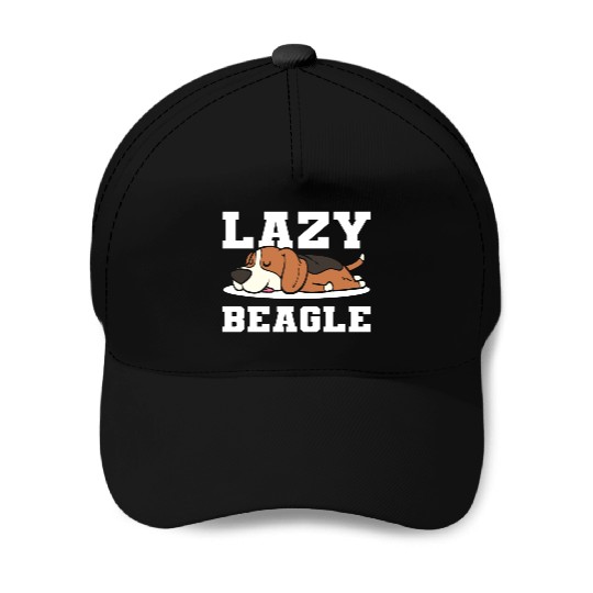 Lazy Beagle Certified Dog Trainer Baseball Caps