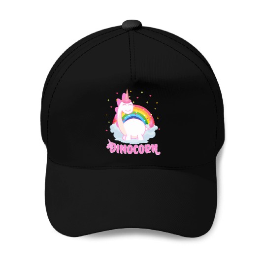 Dinocorn For Unicorn And Dinosaur Baseball Caps