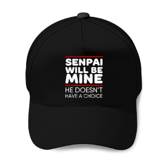 Senpai Will Be Mine Yandere Cosplay Baseball Caps
