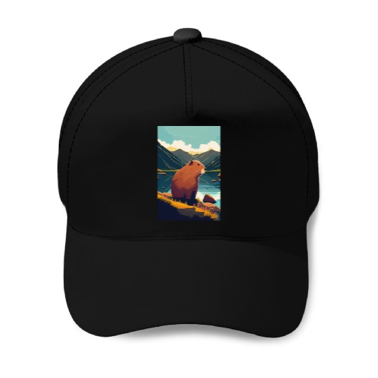 Capybara Nature Capibara Baseball Caps