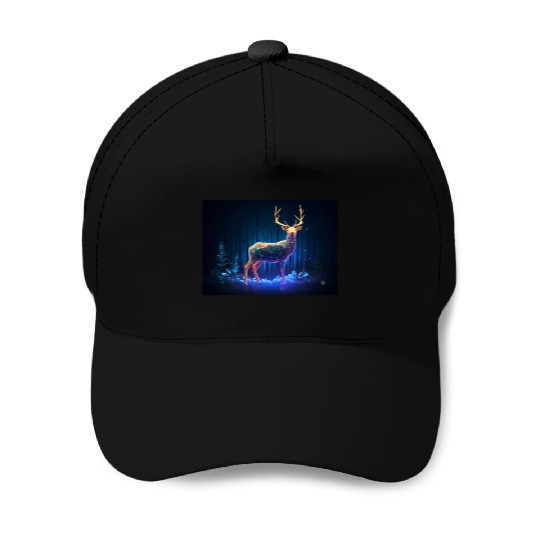 Neon Wilderness Baseball Caps