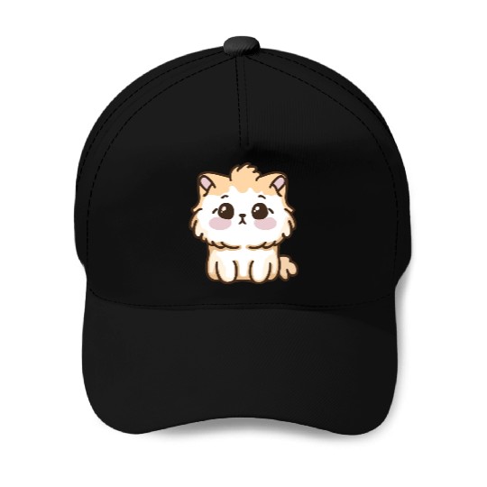 cute kawaii cat valentine gift 1 Baseball Caps