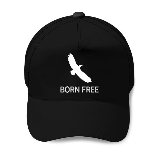Born Free Flying Eagle Baseball Caps