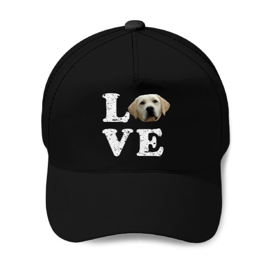 I Love My Yellow Lab Labrador Retriever Dog Baseball Caps