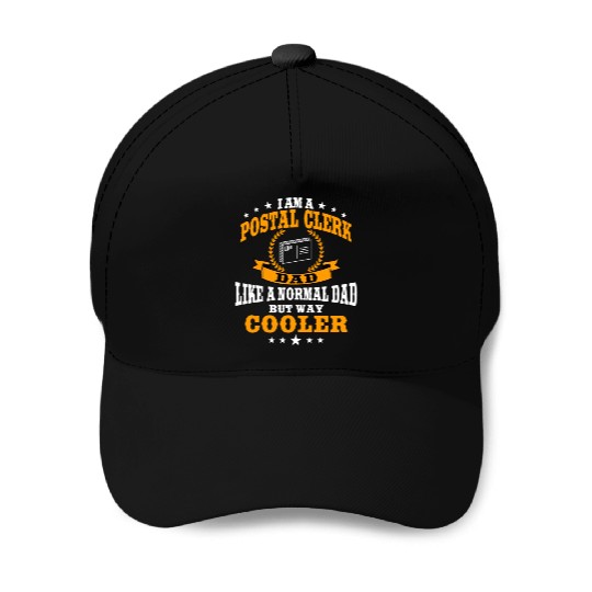 Funny Postal Clerk Dad Post Office Father's Day Baseball Caps