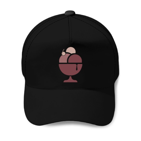 ice cream Baseball Caps