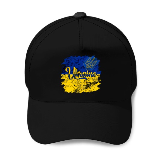 Ukraine Ukrainian Flag I Stand With Ukraine Pride Baseball Caps