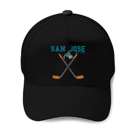 San Jose Sports Team Est 1991 Novelty Athletic Baseball Caps