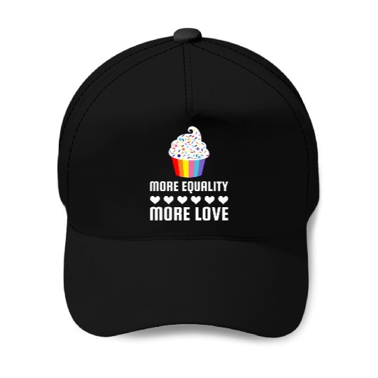 LGBT More Equality More Love Baseball Caps LGBTQ Gay