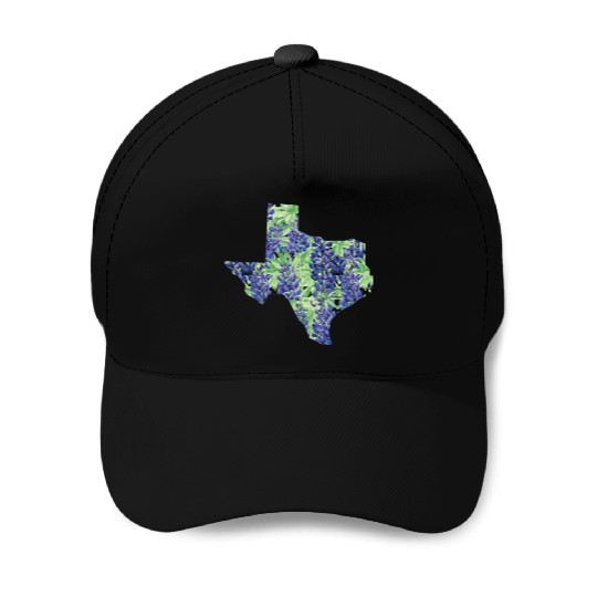 Tx Bluebonnet Texas Native Bluebonnets Baseball Caps