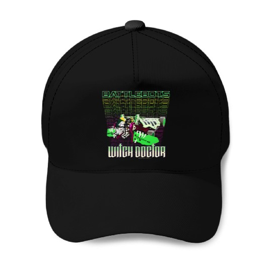 Battlebots Robot Witch Doctor Logo Stack Baseball Caps