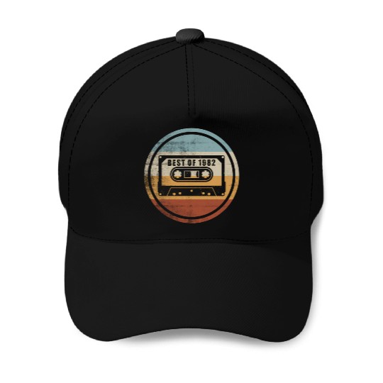 40 Best Of 1982 Cassette Tape Baseball Caps