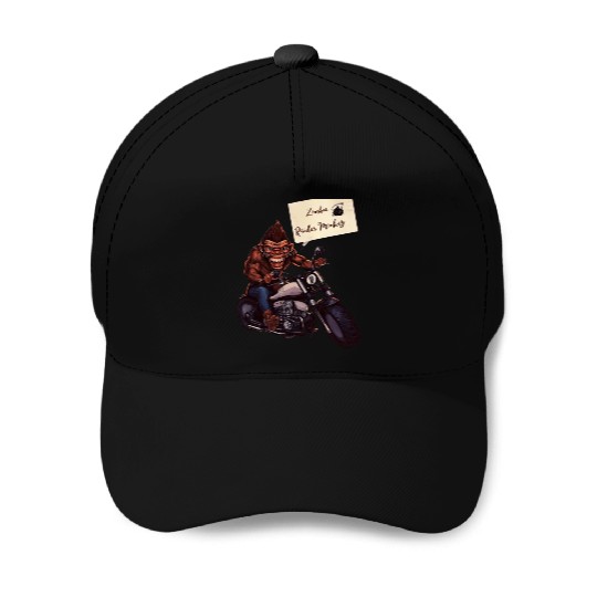 zombie Raider Monkey Baseball Caps