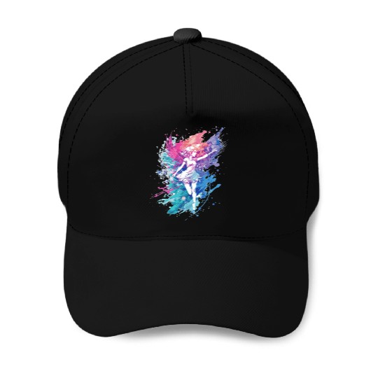 Watercolor Fantasy Fairy Grunge Pastel Goth Butter Baseball Caps