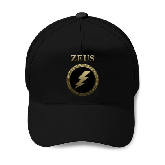 Zeus Ancient Greek God Thunderbolt Baseball Caps