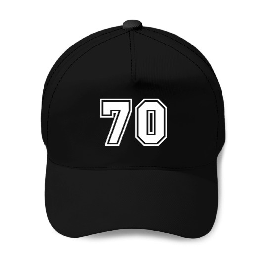 Team Jersey Number 70 Sports Baseball Caps