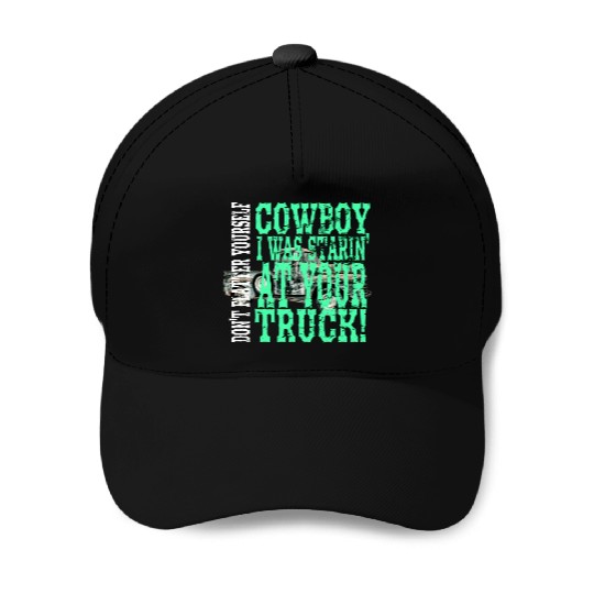 Cory For Dont Flatter Yourself Cow Baseball Caps