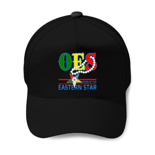Oes Star Necklace Order Of The Eastern Star Baseball Caps
