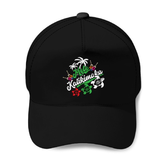 Mele Kalikimaka - Fun Merry Baseball Caps