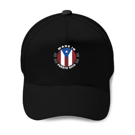 Made In Puerto Rico Vintage Puerto Rico Flag By Baseball Caps