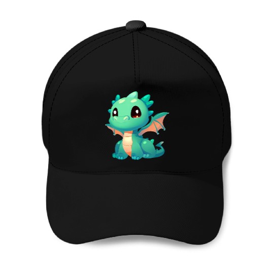 Puppy Dragon Baseball Caps