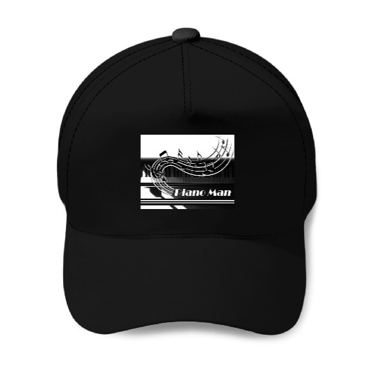 Piano Man Baseball Caps