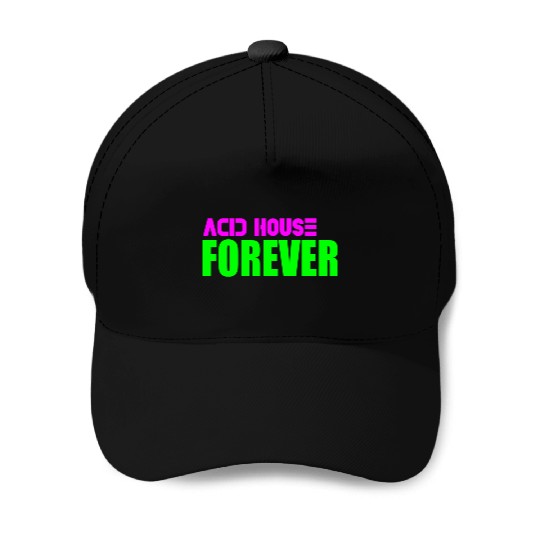 Acid house forever Baseball Caps