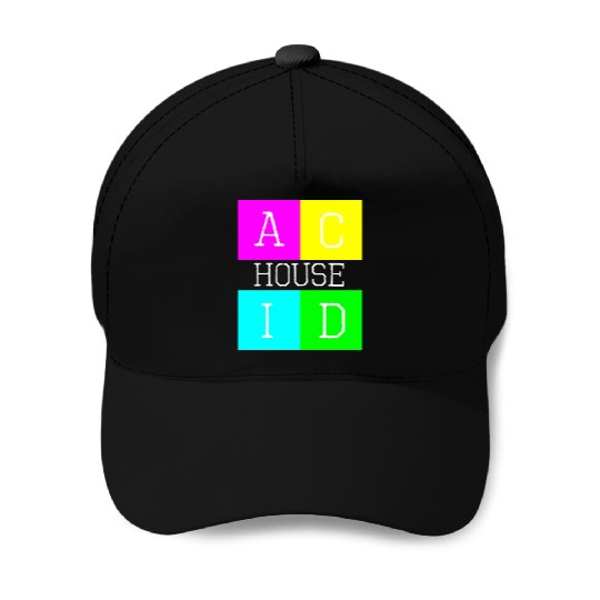 Acid house logo Baseball Caps