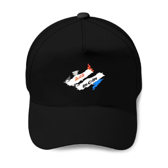 MOM DAD Baseball Caps