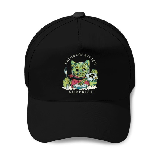 Rainbow Kitten Surprise Baseball Caps