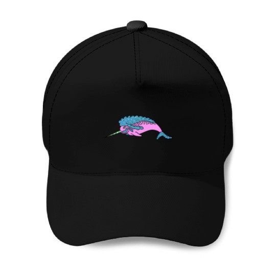 Seapoodle Narwhal Baseball Caps