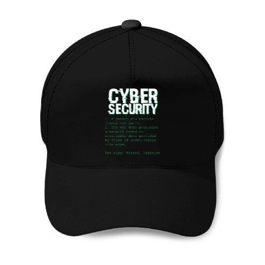 Cybersecurity Expert Programming Definition Baseball Caps