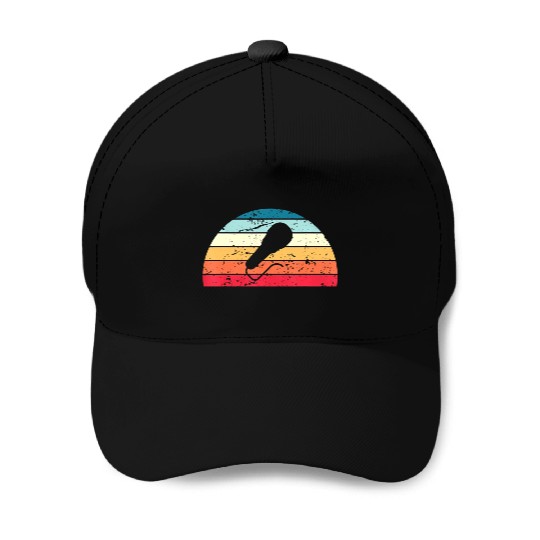 Karaoke Sunset distressed Sunrise Baseball Caps