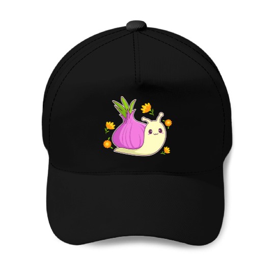 Aesthetic Kawaii Onion Baseball Caps