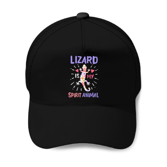 Lizard Reptile Herpetologist Lizard Lover Baseball Caps