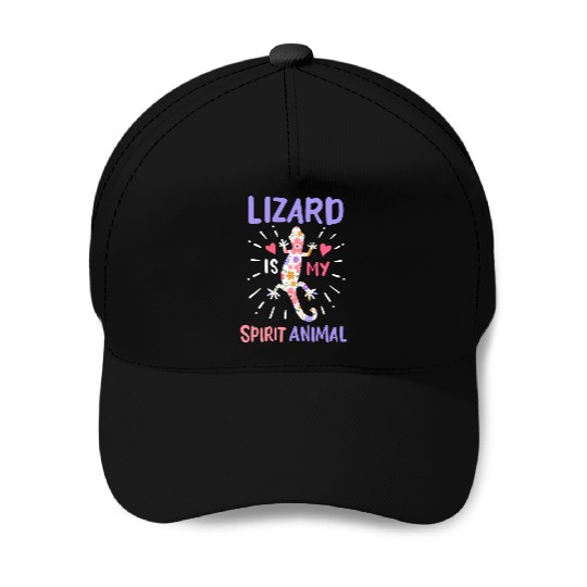 Lizard Reptile Herpetologist Lizard Lover Baseball Caps