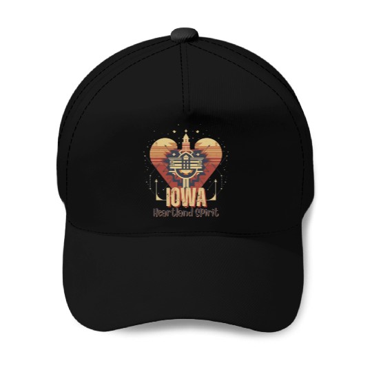 IOWA Heartland Spirit Baseball Caps
